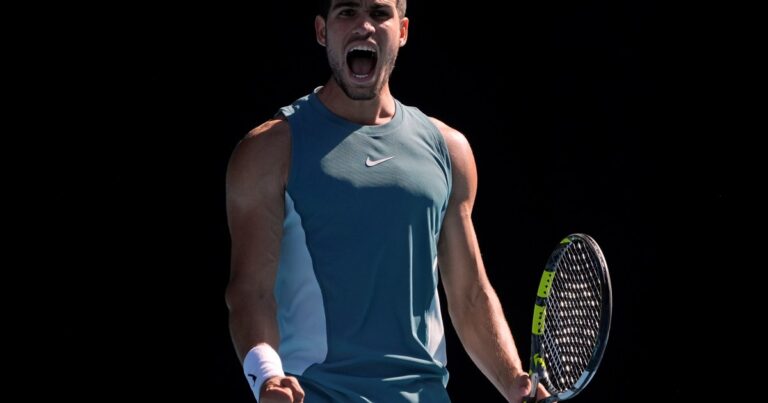 Zverev, Alcaraz y Djokovic pisan fuerte en el Abierto de Australia y se ilusionan con el título