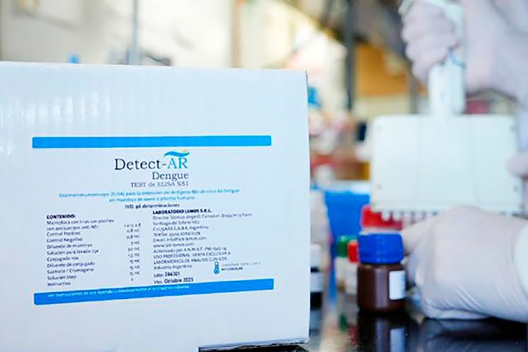 Confirman la calidad del kit Detect-Ar Dengue