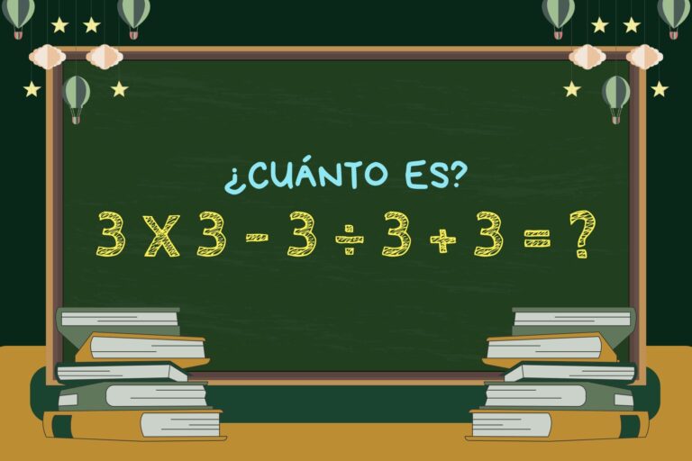 Cuánto es 3×3-33+3? El reto matemático que solo los más atentos lo completan en 10 segundos