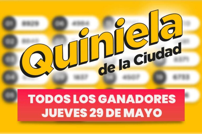 Quiniela Nacional: todos los números ganadores y resultados del jueves 29 de mayo