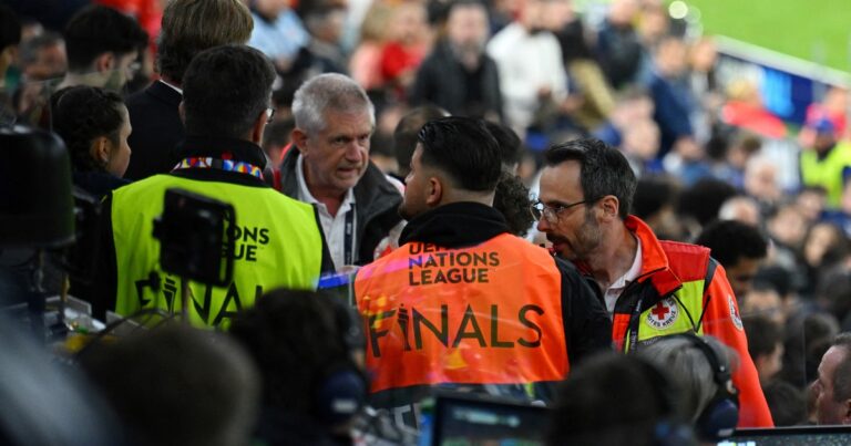 Conmoción en la final de la Nations League: un hincha murió al caer de una tribuna en Alemania