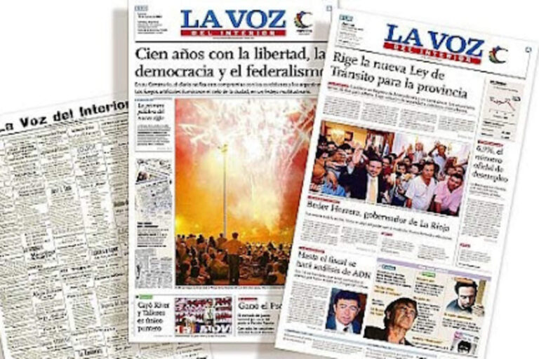 Crisis en los medios: La Voz del Interior deja de imprimirse en Córdoba