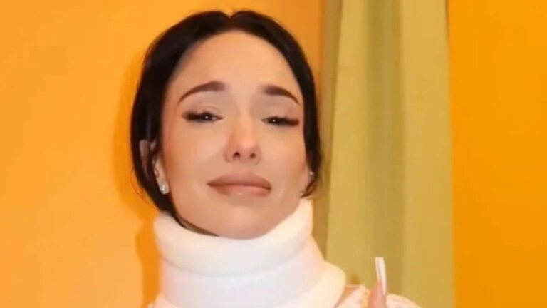 La Joaqui sufrió un accidente en pleno show en Milán: «Creo que me pasé de feliz»