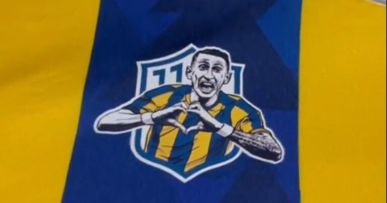 Video: el parche de Di María estará en todas las camisetas de los jugadores de Rosario Central