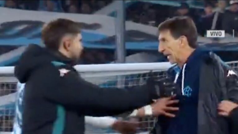 «Ladrón»: así explotó Gustavo Costas contra el árbitro en la derrota de Racing ante Tigre