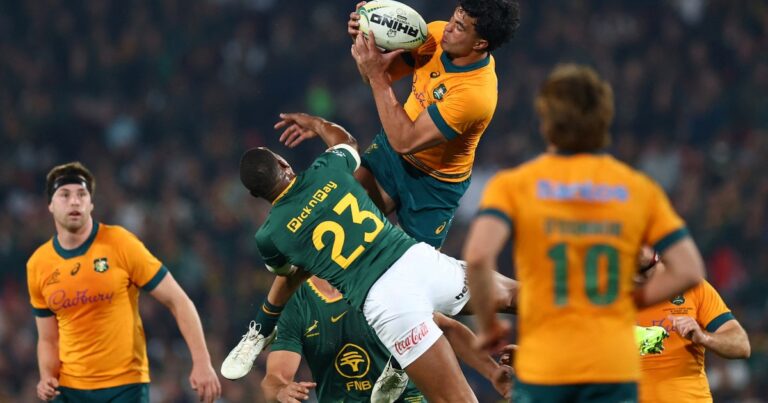 Australia protagonizó una espectacular remontada para ganarle a Sudáfrica en el juego inaugural del Rugby Championship
