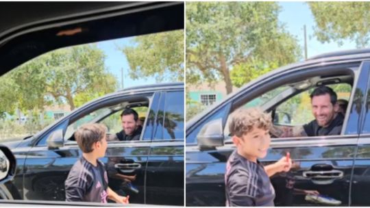 Lionel Messi sigue siendo el 10 fuera de la cancha: el tierno gesto con un niño que se volvió viral en las redes sociales