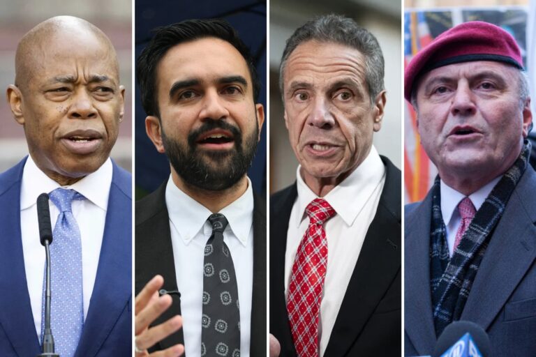 Golpe para Adams y Cuomo: la ventaja de Mamdani y Sliwa en la boleta electoral de Nueva York