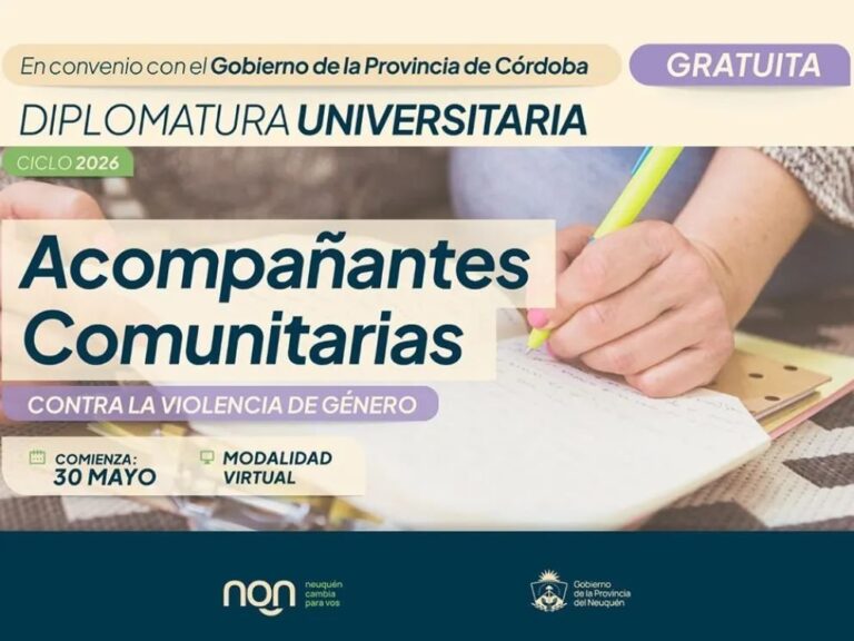Diplomatura universitaria en acompañantes comunitarias contra la violencia de género