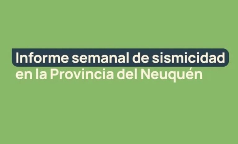 Mapa de zonificación sísmica de Neuquén con dos zonas de peligrosidad reducida a moderada