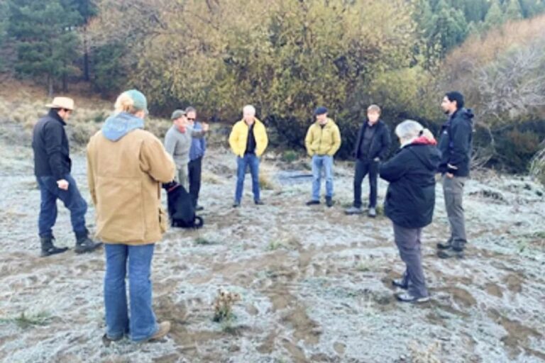 Visita técnica a establecimiento ganadero en Neuquén para validar criterios de manejo de mallines