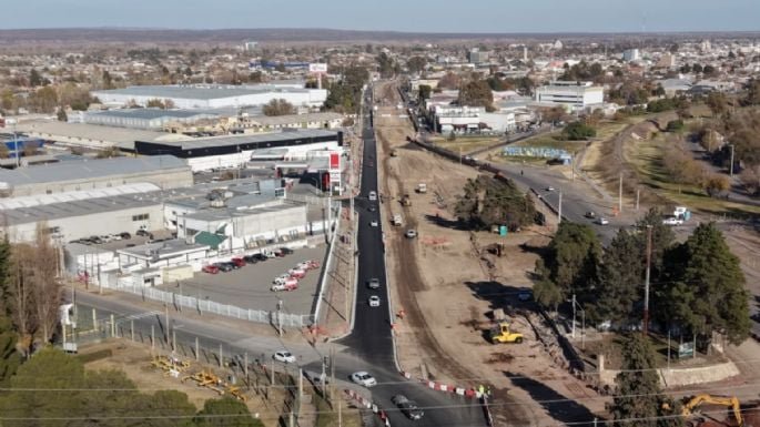 Cartel de la Avenida Mosconi en Neuquén